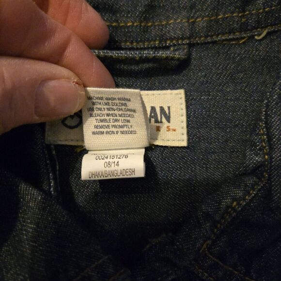 Magellan NWT Large Blue Button Down Shirt Long Sleeve Work Wear Neutral - Picture 4 of 6